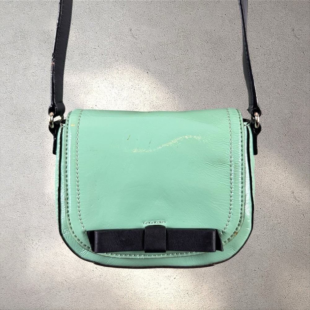 Kate Spade New York JADE CHELSEA PARK PATENT LEATHER BOW CROSSBODY BAG PURSE
